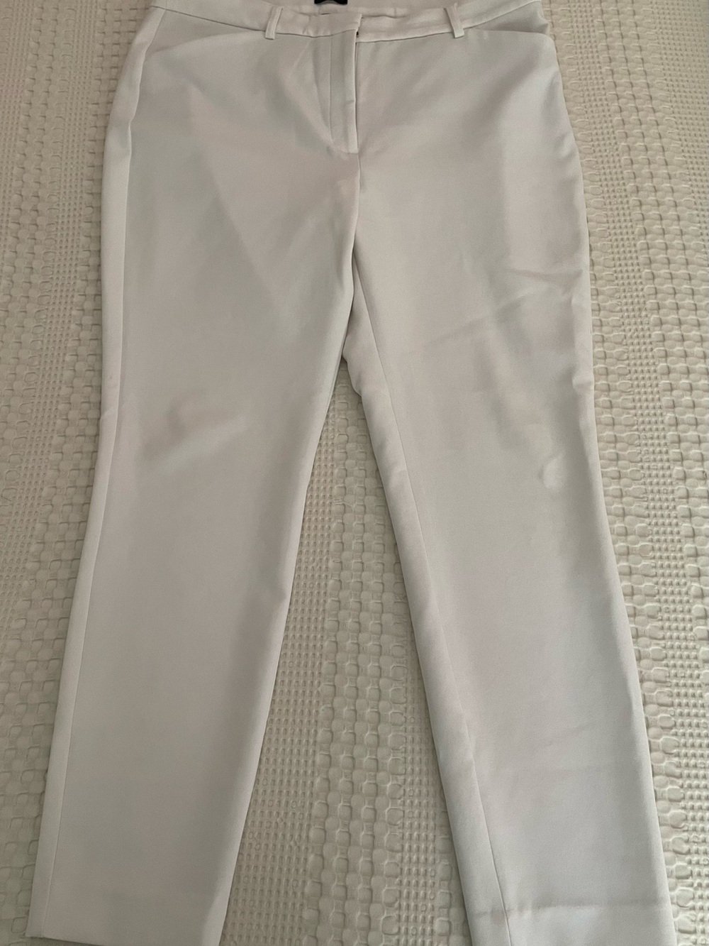 Express Editor White Skinny Dress Pants (size 14)